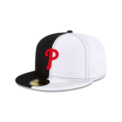 Sapca New Era Philadelphia Phillies MLB Split Crown 59FIFTY Fitted - Negrii